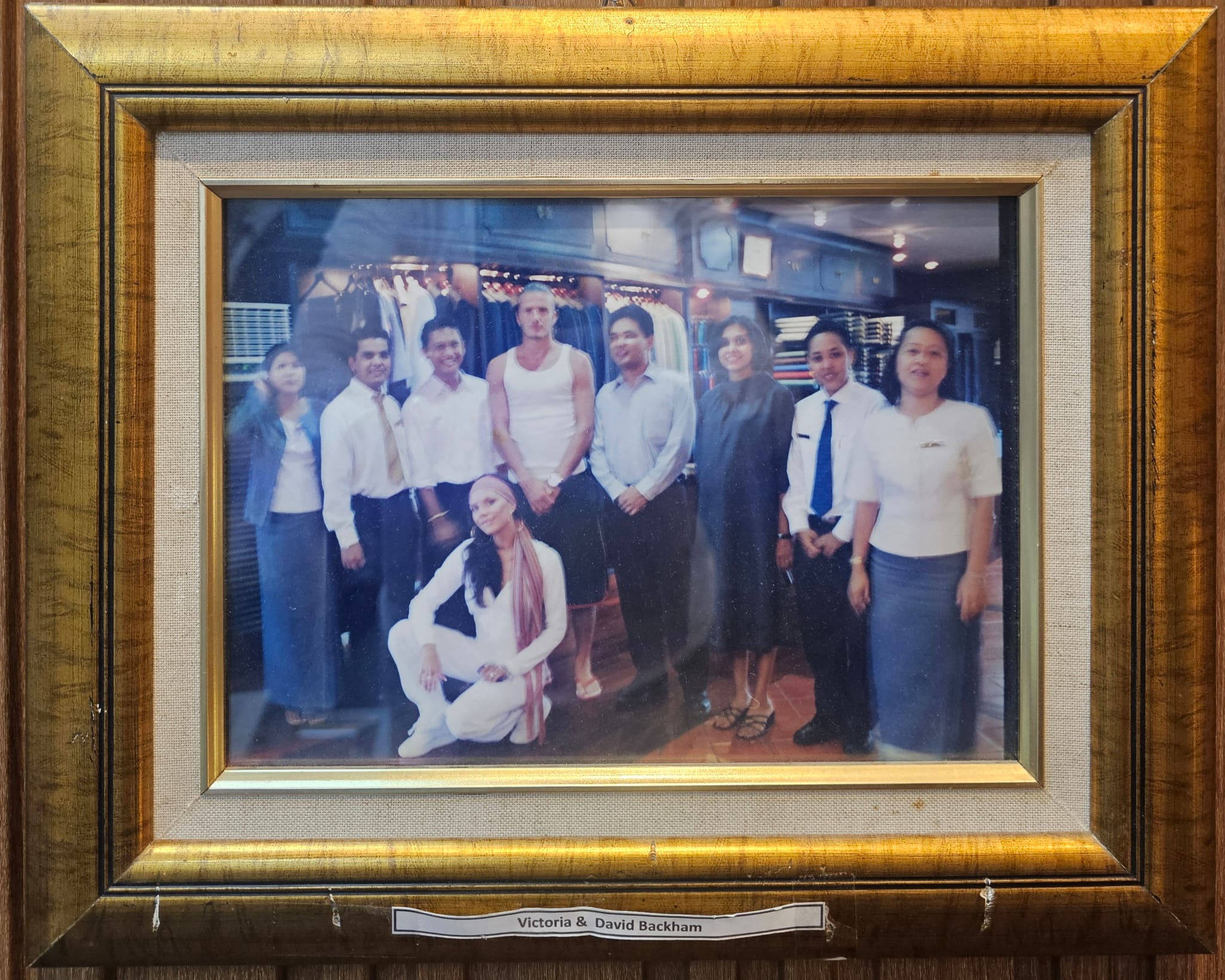 Victoria & David Beckham visit