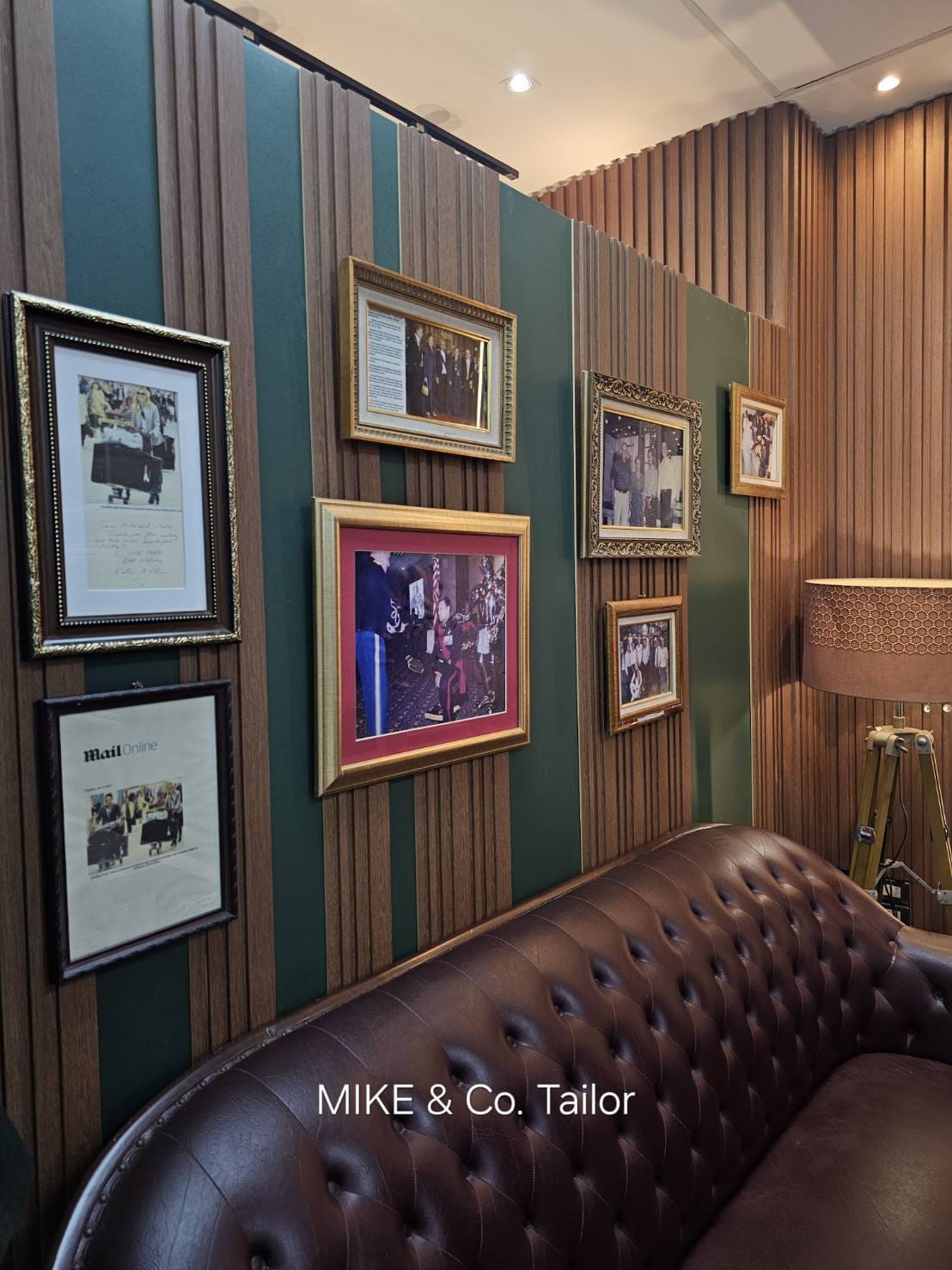 Celebrity client wall