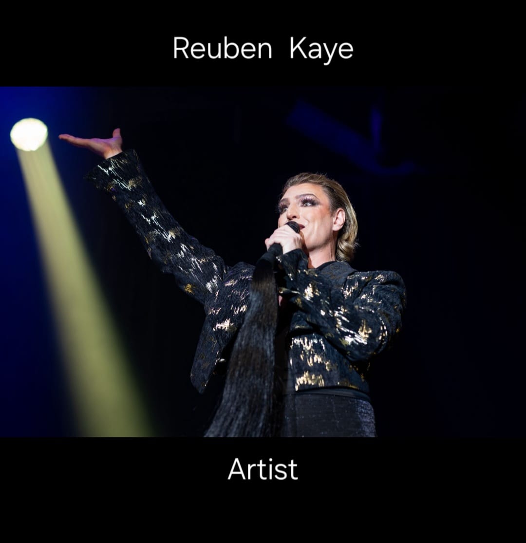 Reuben Kaye on stage