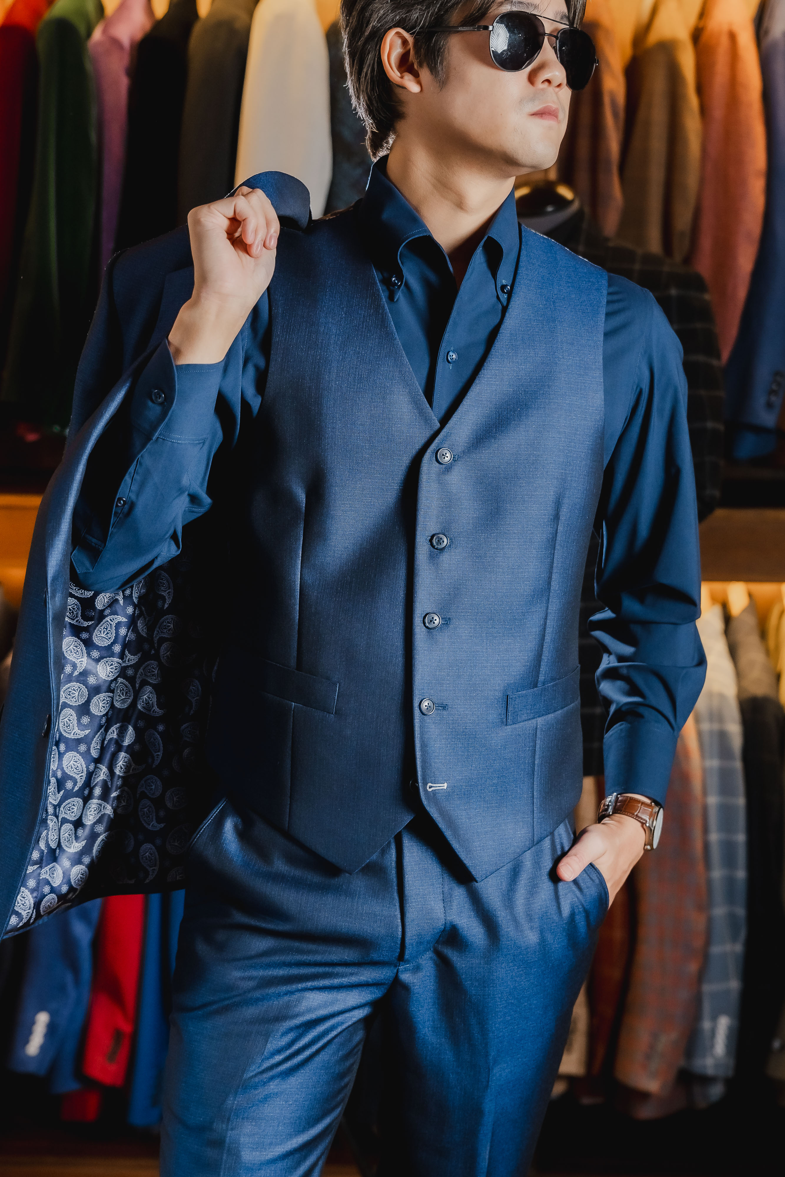 Jacket lining detail