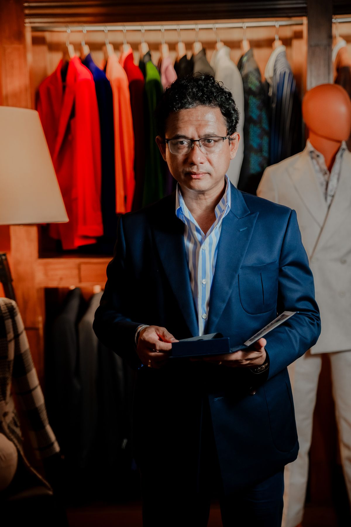 Custom tailored suit